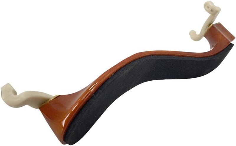 ModouString Viola shoulder rest 16 inch with Adjustable Height,Foam Pad Flame Maple Wood Viola Chin Rest Easy to use - Image 3